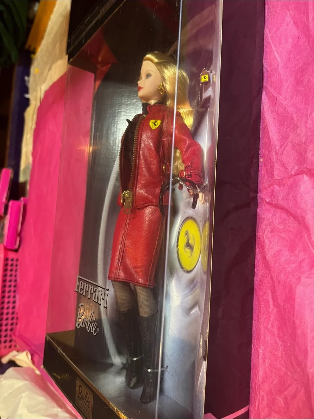 Ferrari Barbie Collectible Doll in Red - Official Brand Collaboration